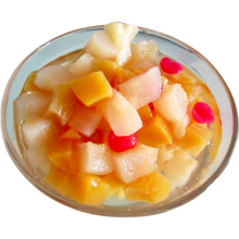 coctel de frutas enlatadas